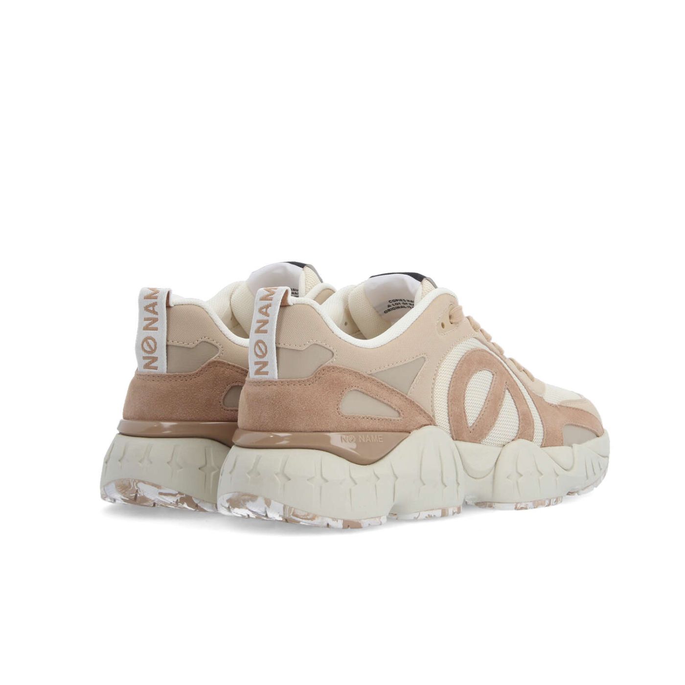 KRAZEE RUNNER M - KNIT/STAMP/STAM - OFF WHITE/PALE PINK